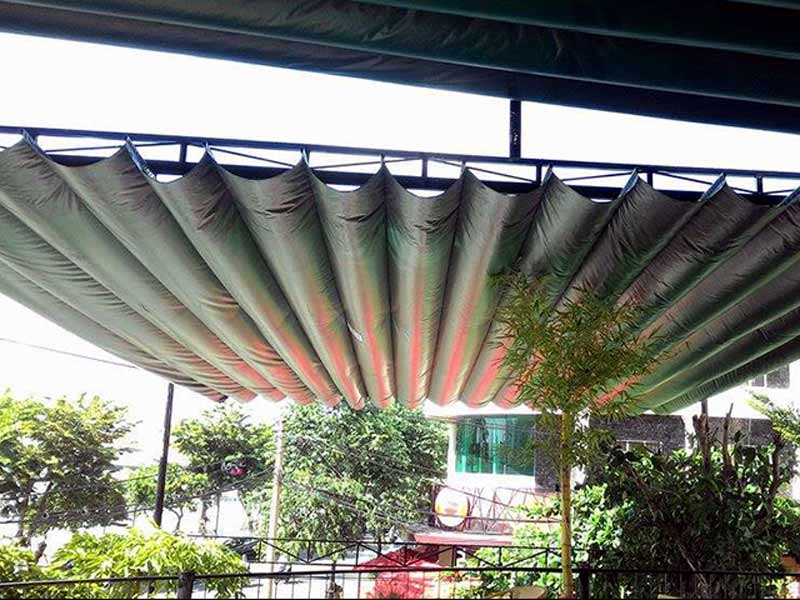 Tư vấn báo giá mái xếp di động theo yêu cầu