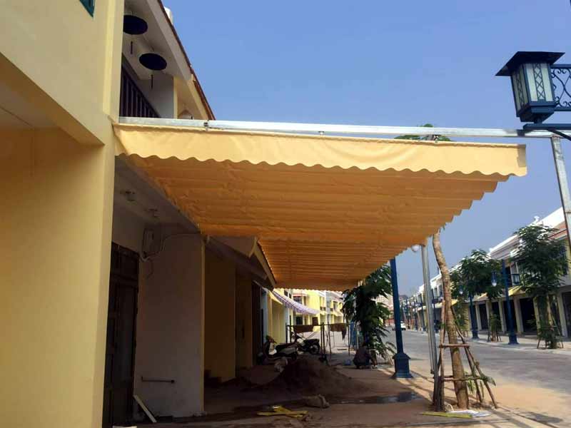 Tư vấn báo giá lắp đặt mái xếp di động Gia Phú