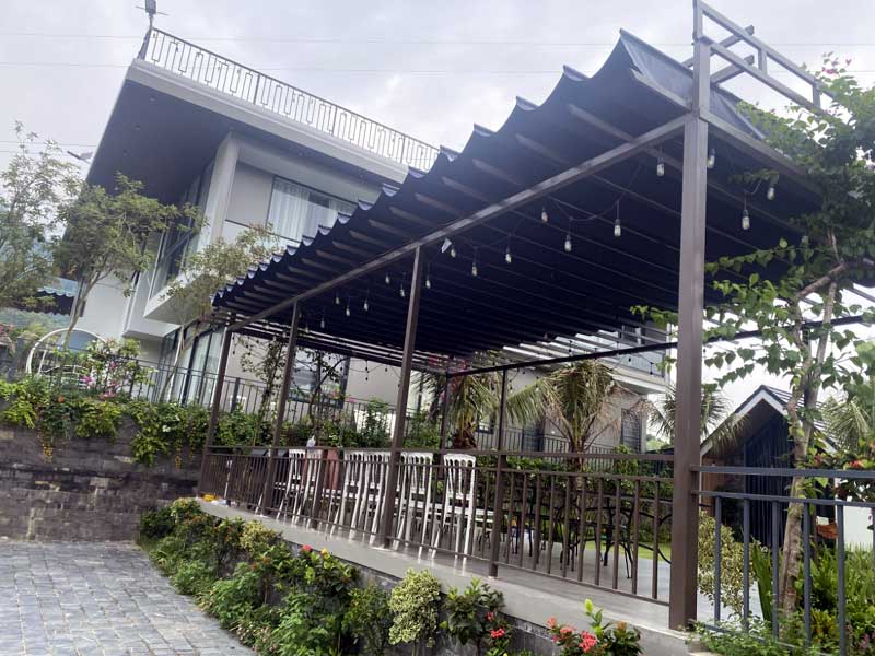 Tư vấn lắp đặt mái xếp di động tại Bình dương