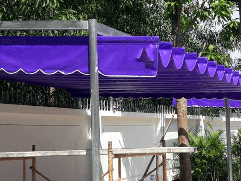 Mái xếp di động tại Bình Dương